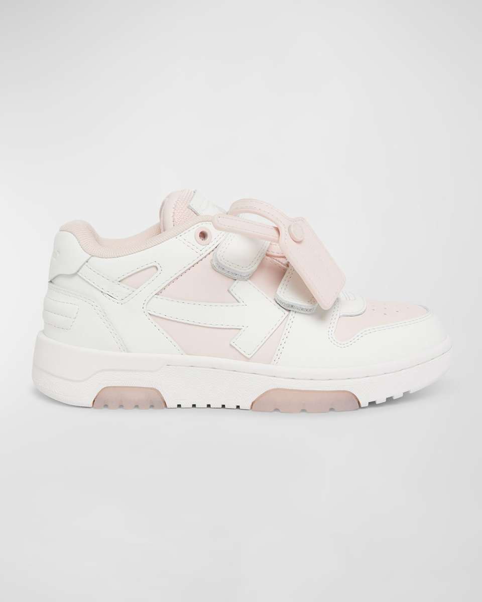 Girl's Out of Office Leather Sneakers, Toddler/Kids
